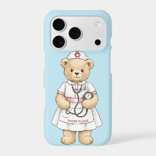 Personalised Nurse Teddy Bear Custom Name Nursing