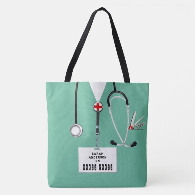 Personalised Nurse Tote Bag (Front)