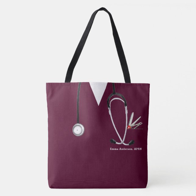 Personalised Nurse Tote Bag (Front)