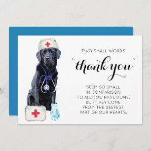 Personalised Nursing Cute Thank You Nurses Day Holiday Card