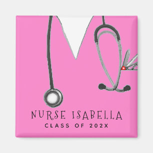 personalised nursing school graduation gift magnet