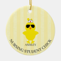 Personalised Nursing Student Sunshade Chick