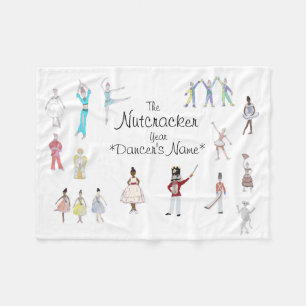 Personalised Nutcracker Ballet Fleece Blanket