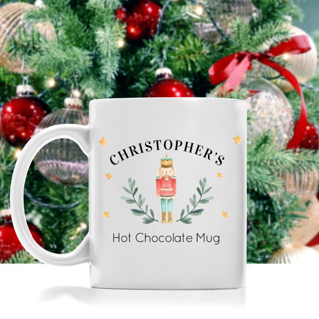 Personalised Nutcracker Christmas Hot Cocoa Mug (Creator Uploaded)
