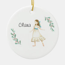 Personalised Nutcracker Clara Keepsake Ceramic Or