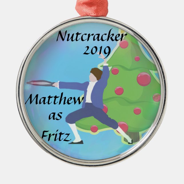 Personalised Nutcracker Ornament - Fritz (Front)