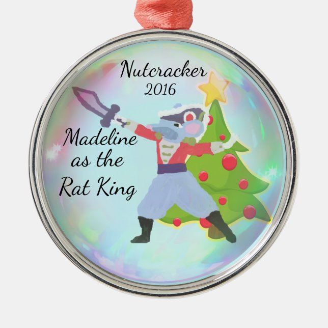 Personalised Nutcracker Ornament - Rat King (Front)