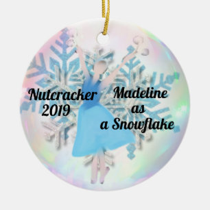 Personalised Nutcracker Ornament - Snowflake