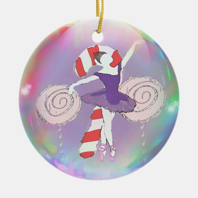 Personalised Nutcracker Ornament - Sugar Plum Fair (Front)