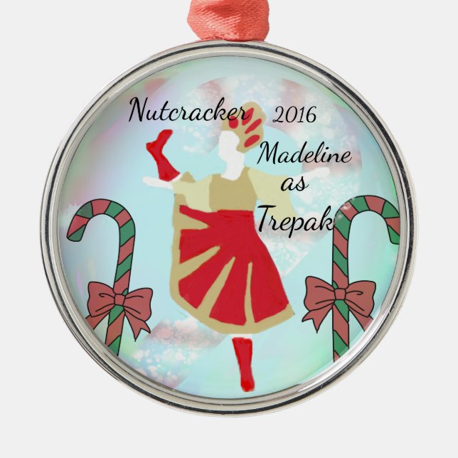 Personalised Nutcracker Ornament - Trepak (Russian (Front)