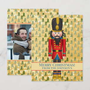 Personalised Nutcracker Photo Xmas Christmas Card