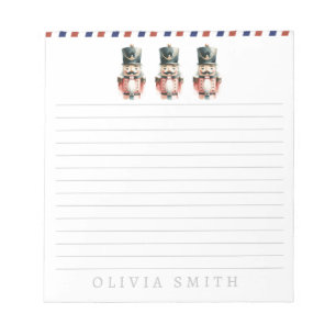 Personalised  Nutcracker watercolor Notepad