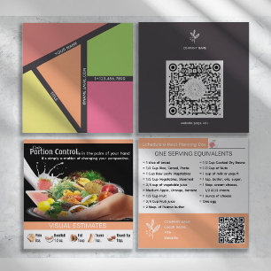 Personalised Nutrition Coaching Business Cards