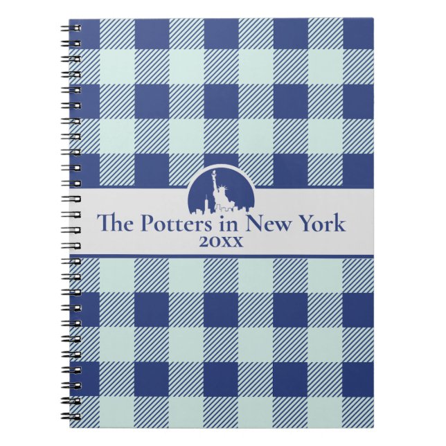 Personalised NYC Family Trip Notebook (Front)