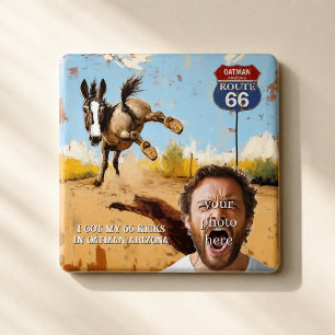 Personalised Oatman Route 66 Photo Magnet