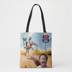 Personalised Oatman Route 66 Photo Tote Bag