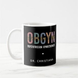 Personalised OBGYN Obstetrician Gynaecologist Coffee Mug