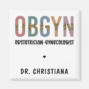 Personalised OBGYN Obstetrician Gynaecologist Magnet