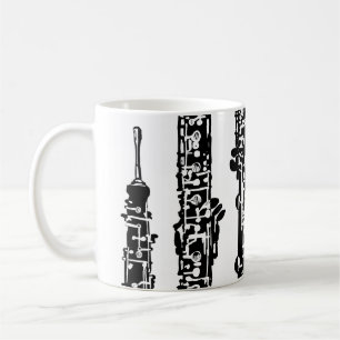 Personalised Oboe Coffee Mug
