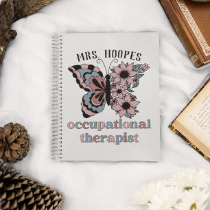 Personalised Occupational Therapist Butterfly Notebook