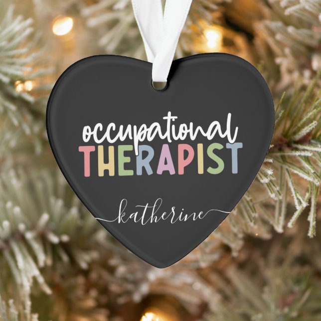 Personalised Occupational Therapist OT Gifts Ornament (Tree)