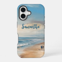 Personalised Ocean Beach Vacation Scene
