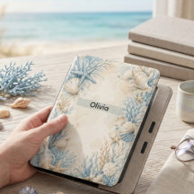 Personalised Ocean Seashell Kindle Case