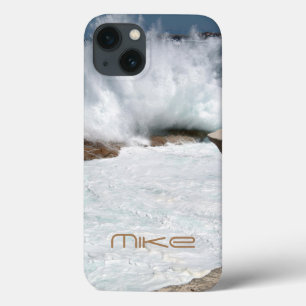 Personalised Ocean Waves Case-Mate iPhone 13 Case