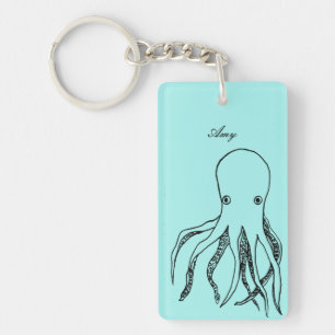 Personalised Octopus Key Ring