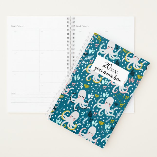 Personalised Octopus Planner (Display)