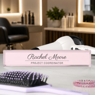 Personalised Office Coworker Employee Appreciation Nameplate