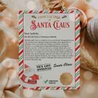 Personalised Official North Pole Letter From Santa