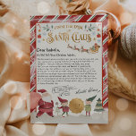Personalised Official North Pole Letter From Santa Invitation<br><div class="desc">Personalised Official North Pole Letter From Santa</div>