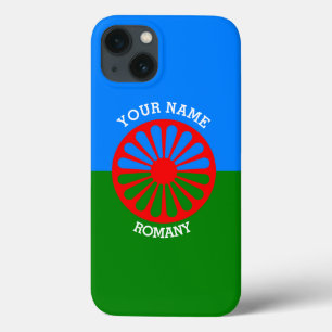 Personalised Official Romany gypsy travellers flag iPhone 13 Case