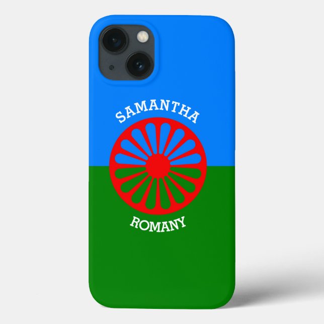 Personalised Official Romany gypsy travellers flag Case-Mate iPhone Case (Back)