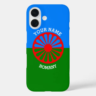 Personalised Official Romany gypsy travellers flag iPhone 16 Case