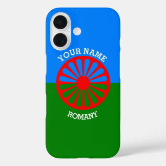 Personalised Official Romany gypsy travellers flag iPhone 16 Case