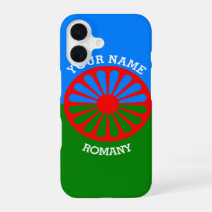 Personalised Official Romany gypsy travellers flag iPhone 16 Case