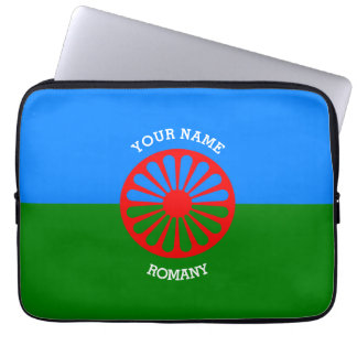 Personalised Official Romany gypsy travellers flag Laptop Sleeve