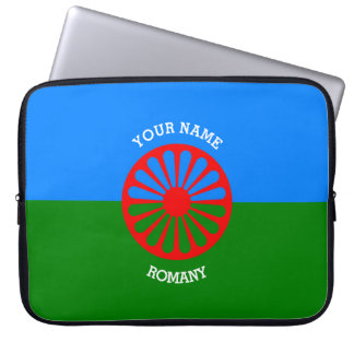Personalised Official Romany gypsy travellers flag Laptop Sleeve