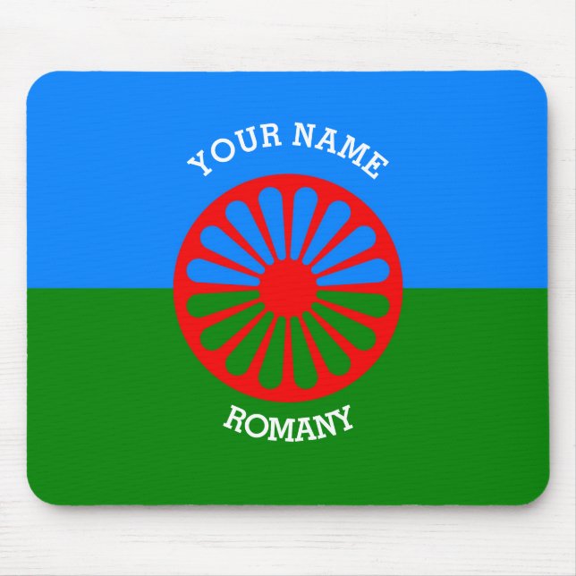 Personalised Official Romany gypsy travellers flag Mouse Pad (Front)