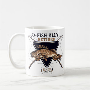 Personalised Ofishally Retired Funny Retirement Coffee Mug