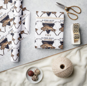 Personalised Ofishally Retired Funny Retirement Wrapping Paper