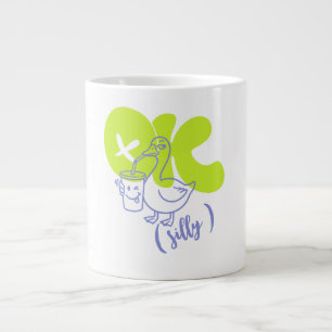 Personalised OK Silly Goose Mug, Sarcastic Coffee Large Coffee Mug