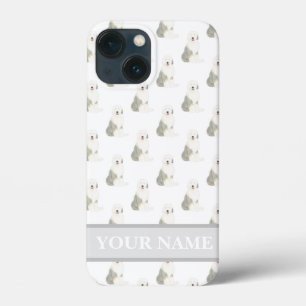 Personalised Old English Sheepdog Dog iPhone 13 Mini Case