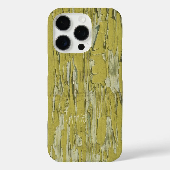 Personalised Old Wood Country Chic Case-Mate iPhone Case (Back)