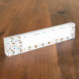 Personalised Oliver The Otter Summer Beach Nameplate