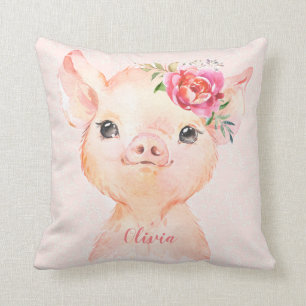 Personalised Olivia Pigsley Square Pillow