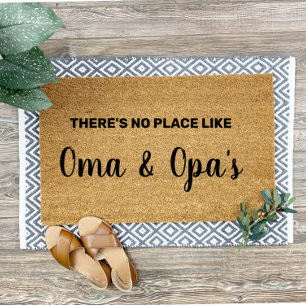 Personalised Oma Opa Grandparents Welcome Doormat