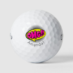 Personalised OMG Callaway Warbird Golf Ball